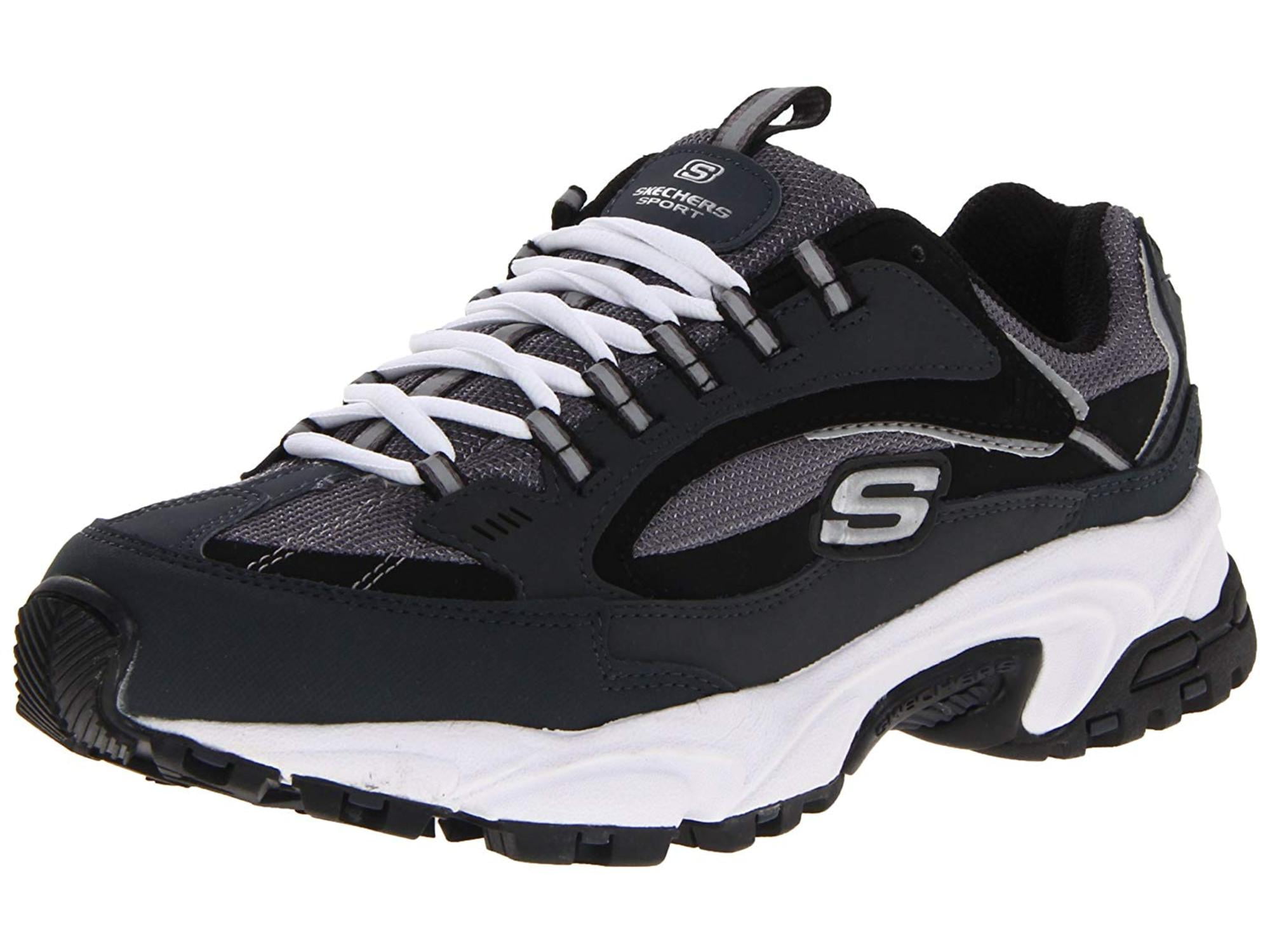 Skechers Mens Cutback 51286 Low Top Lace Up Running Sneaker - Walmart.com