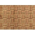 thumbnail image 1 of Ahgly Company Indoor Rectangle Abstract Brown Modern Area Rugs, 5' x 7', 1 of 4