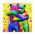 thumbnail image 1 of Love Bear Hugging - Canvas, 1 of 10