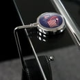 thumbnail image 3 of Patriotic Red White And Blue American Bald Eagle Over USA Flag Purse Bag Hanger Holder Hook, 3 of 4
