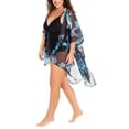 thumbnail image 4 of Cyn & Luca Swimsuit Sz L Ladies' One Piece Swimsuit & Cover Up Black, 4 of 4
