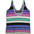 thumbnail image 2 of Scratch Womens Stripes Tank Top, Multicoloured, Small, 2 of 2