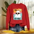 thumbnail image 4 of Ailaofu Womens Halloween Crewneck Sweatshirt Cute Long Sleeve Graphic Pullover Tops Fall Fashion Clothes, 4 of 4
