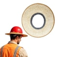 thumbnail image 4 of Hard Hat Sun Visor 19 Inch - Breathable Woven Full Brim Cap Cover with Neck Flap, Universal Sun Protection Hat Accessory for Construction & Outdoor Work, 5 Pack, 4 of 6