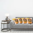 thumbnail image 3 of Ambesonne Vintage Throw Pillow Cover 4 Pack, Love Romance Valentine, 16", Orange and Yellow, 3 of 7
