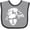 Heather and Black, variant on Inktastic Beethoven Classical Music Composer Boys or Girls Baby Bib