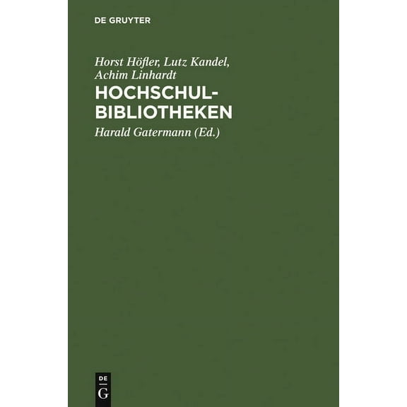 HochschulBibliotheken, (Hardcover)