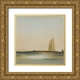 thumbnail image 1 of Murdock, Ramona 12x12 Gold Ornate Wood Framed with Double Matting Museum Art Print Titled - Desert Mirage No. 1, 1 of 4