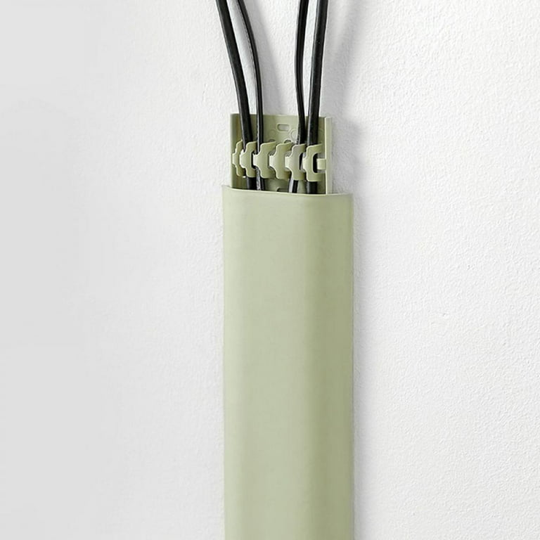 TV Cable Raceway On Wall Cord Cover - Large Paintable Channel to Hide and  Conceal Cords, Cables, or Wires - Cable Management 