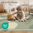 thumbnail image 4 of ODIKA Sage Throw Contemporary Freeform Blob Minimalist Frame Entryway for Playroom, Bedroom, Reading Nook, Pet Friendly & Kids Safe Play, 4 of 7