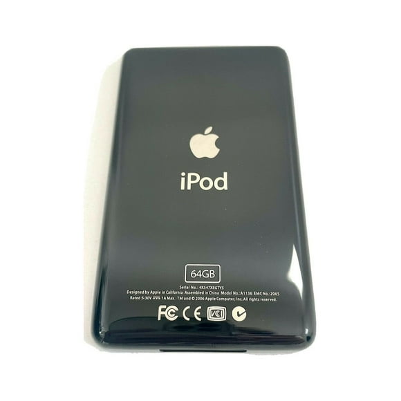 Black Back Plate Apple iPod Classic 6th 7th Housing Rear Thin Cover 64GB Rear