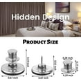 thumbnail image 3 of 10 Pairs Curtain Magnets Closure, Magnetic Curtain Clips to Prevent Lights from Leaking, Home Bedroom Office Curtain Tiebacks, Strong Magnets for Curtains, 3 of 5