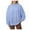 Sky Blue, variant on larppty Womens Oversized Sweatshirts Turtleneck Pullover Long Sleeve Solid Color Tops Fall Fashion Outfits 2025 Clothes (White, L)