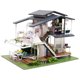 thumbnail image 1 of Kits de Muebles de Bricolaje Villa Moderna de Madera Luces Playset Juguete Creativo Sunnimix Casa de muñecas artesanales, 1 of 8