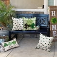 thumbnail image 2 of St Patricks Day Pillow Covers 12x20 Plaid and Polka Dots Lucky Clover Decor Throw Pillow Cover St Patricks Cushion Case Decoration for Sofa Home E, 2 of 6