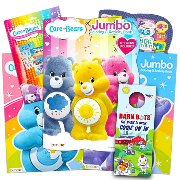 Libros para colorear y actividades Bendon Care Bears Jumbo, 96 páginas