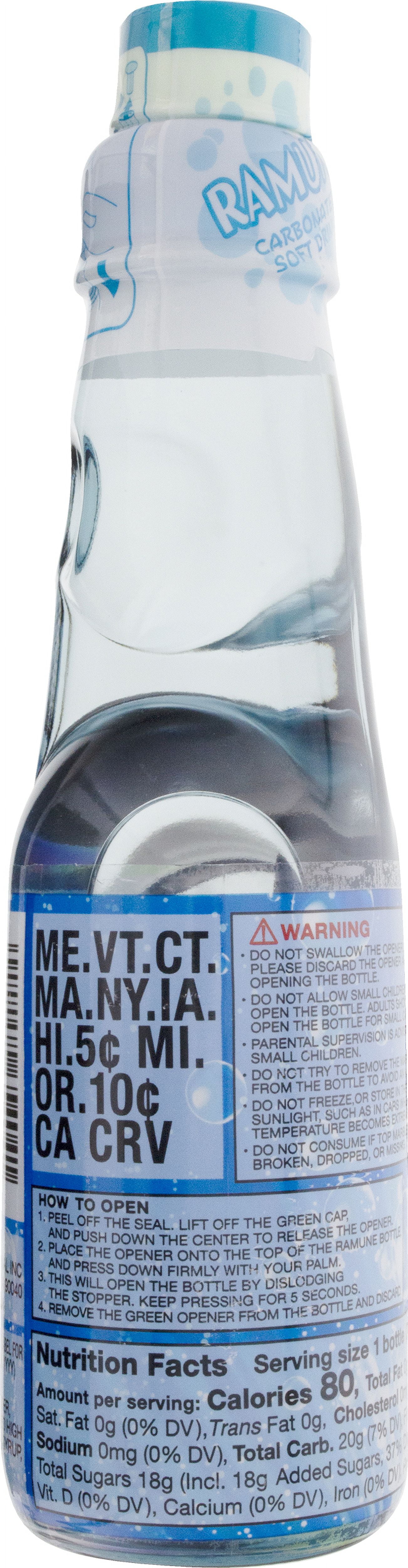 Free Shipping! JFC Ramune Original 6.76 Fl Oz Japanese Carbonated