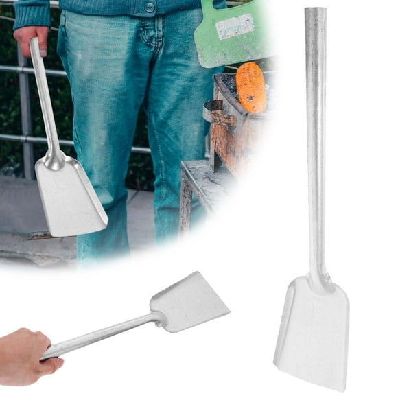 Fire Stove Hand Shovel, Fireplace Tools, Fireplace Shovel Ash Shovel for Fire Pitfor, Fire Pit Shovel Grill Tools Metal Ash Shovel with Handle, Fireplace Ash Shovel,Stainless Coal Shovel