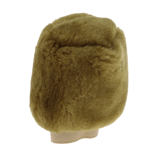 Cubierta de pomo de cambio de marcha única Bargains universal para automóvil SUV camión RV protector de palanca de cambios anidado de felpa verde caqui