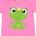 thumbnail image 4 of Inktastic Cute Frog, Green Frog, Frog Princess, Crown Girls Baby Bodysuit, 4 of 5