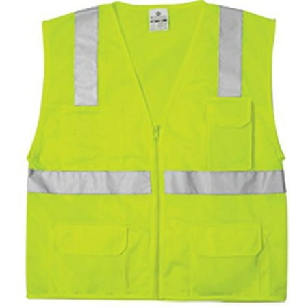 Leather Work Jacket - ML Kishigo Mens Six Pocket Zipper Vest