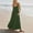 Army Green, variant on TIANZEN Slim Waist Chiffon Neck Hanging Dresses For Women Summer Smocked Chiffon Dress Loose Side Slit Flowy Womens Summer Dresses for Beach Summer for Women Pantsuit for Women