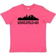 thumbnail image 3 of Inktastic Minneapolis Minnesota City Skyline Youth T-Shirt, 3 of 5