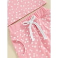 thumbnail image 5 of Toddler Baby Girl Summer Outfits Daisy Floral Print Short Sleeve T-Shirt Top and Shorts Set Cute Summer Clothes, 5 of 7