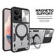 thumbnail image 2 of Funda de lente de cámara deslizante para Xiaomi POCO F3, X4, X5, F5 Pro, 5G, X4 GT, parachoques de grado militar, anillo de armadura, cubierta de protección contra golpes, 2 of 5
