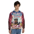 thumbnail image 4 of My Dog Is My Valentine Cute Rottweiler in Gift Box All Over Print 3D Baseball Jacket Rottie Dog Lover Gifts Idea Bomber Jacket Softball - 3006, 4 of 6