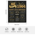 thumbnail image 5 of 60th Birthday Gifts for Women - 60th Birthday Gift for Men - 60th Birthday Gift Ideas - 50x60, 5 of 6