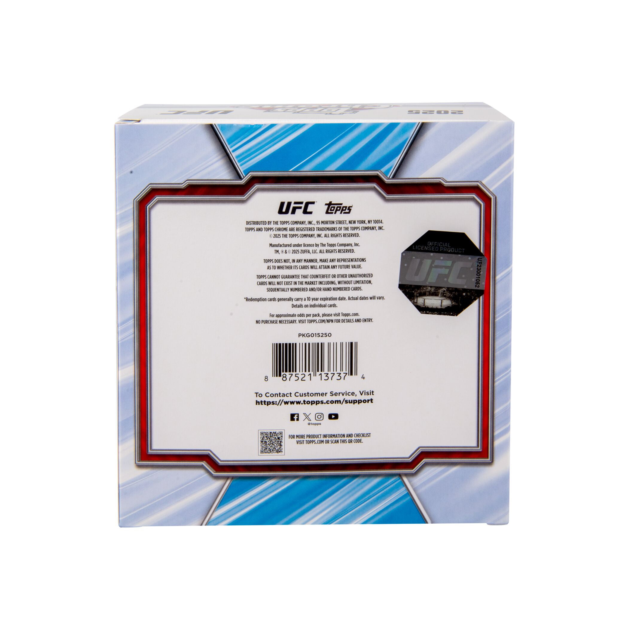 2025 Topps Chrome UFC Trading Cards Mega Box