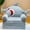 Blue, variant on Home Decor Foldable Kids Sofa Backrest Armchair 2 In 1 Foldable Children Sofa Cute Cartoon Lazy Sofa Children Flip Open Sofa Bed For Living Room Bedroom Without Liner Filler Cushion