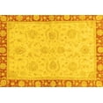 thumbnail image 1 of Ahgly Company Indoor Rectangle Oriental Yellow Traditional Area Rugs, 7' x 10', 1 of 4