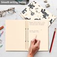 thumbnail image 5 of Haosy Cartoon Zebras and Leaf Notebooks 2 Pcs 1-subject Journal 60 Sheets A5 College Ruled Paper Detachable Ring 8.3"x5.7", 5 of 8