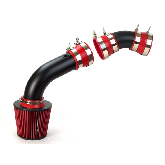 RTUNES RACING BLACK PIPE COLD AIR INTAKE   FILTER Compatible For 96-98 Silverado/Cheyenne / 96-99 Suburban/Tahoe/96-00 C/K 1500/2500/3500 V8 5.0L 5.7L (2 PCS)