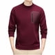 thumbnail image 1 of pstuiky camisas de manga larga para hombre, Suéter de manga larga con cuello redondo y cremallera de color liso para hombre Tops casuales para hombres xxxxl, 1 of 4