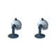 thumbnail image 4 of Yuarrent Protección de tope de puerta Parachoques autoadhesivo Soporte de reducción de ruido Protector extraíble Sala de estar Azul Azul 2piezas Yuarrent CBP211401, 4 of 5