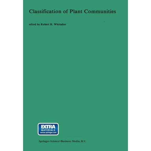 Handbook of Vegetation Science Classification of Plant Communities, Book 5, (Paperback)