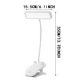 thumbnail image 3 of Lampe de Lecture 30 LED Clip pour Lit Tête de Lit Lampe de Lecture pour Lit Lampe de Bureau à Pince Alimentée par Batterie Rechargeable USB pour Lit Lampe de Lecture avec Pince, 3 of 9