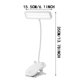 thumbnail image 3 of Lámpara de lectura con clip de 30 LED, recargable por USB, con cuello de cisne de 360º, para cama o escritorio, 3 of 8