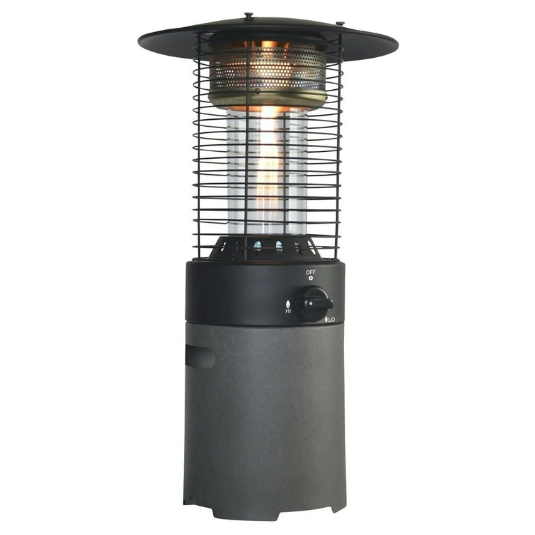 FlamePro Table-Top Patio Heater with Adapter Hose, Two Tone