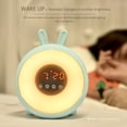 thumbnail image 2 of leyfeng Despertador creativo Despertador Moda Sueños dulces Conejito Reloj Luz nocturna Despertador USB, 2 of 8