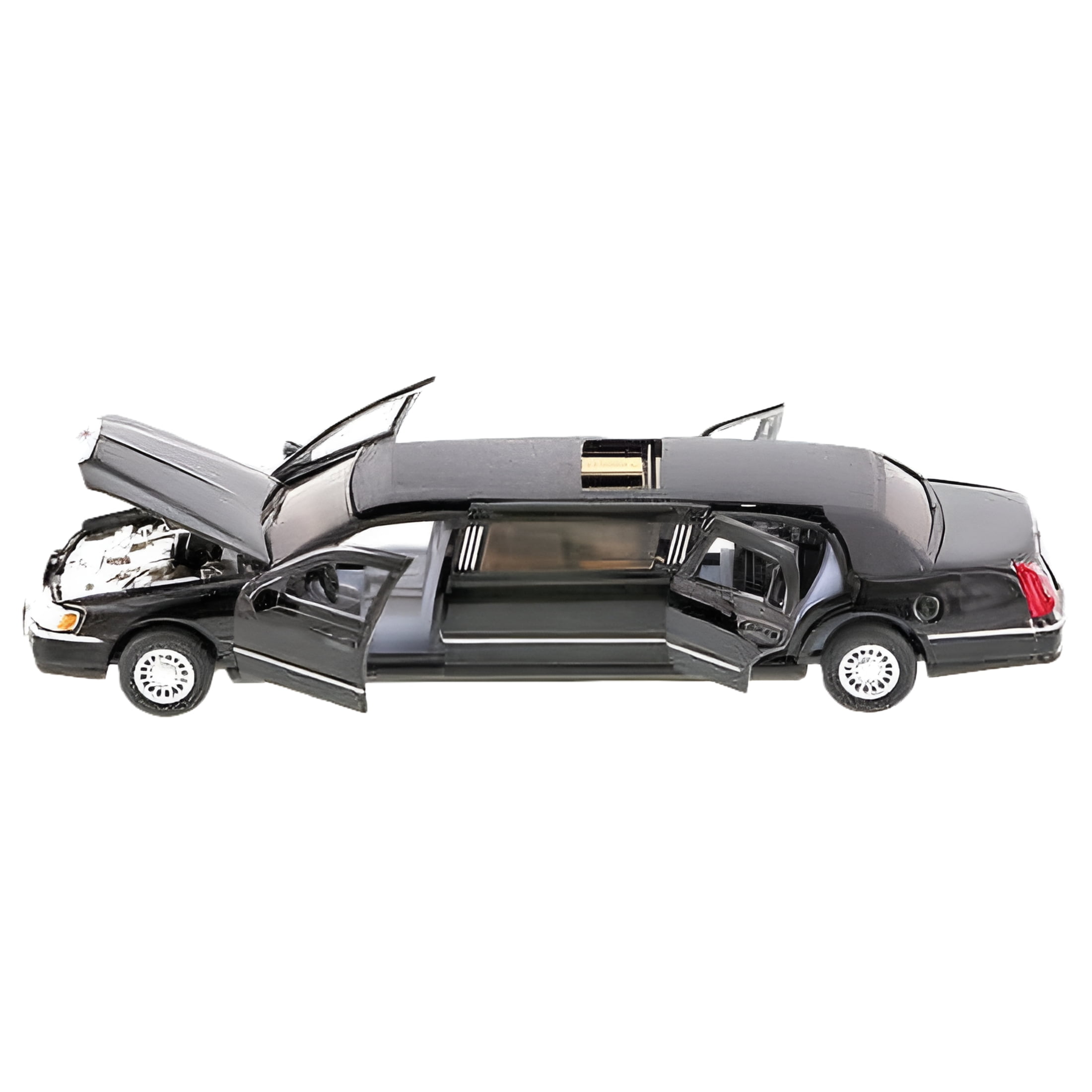 Kinsmart Toy Diecast - 1999 Lincoln Town Car Stretch Limousine