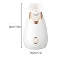 thumbnail image 3 of Weipeensee Facial Steamer Face Steamer for Home Facial Warm Mist Humidifier Atomizer for Face Sauna Spa Sinuses Moisturizing White (A), 3 of 7