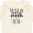 thumbnail image 4 of Inktastic Walk by Faith Quote Boys or Girls Long Sleeve Baby Bodysuit, 4 of 5