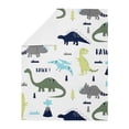 thumbnail image 2 of Manta para bebé Sweet Jojo Designs Modern Dino, 76 x 91 cm, suave, 2 of 5