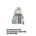 thumbnail image 4 of MXTPOV Dog Bathrobe Fast Drying with Hook and Loop Closure & Wrap Tie Snuggle, Cute Dogs Clothes, Machine Washable, Striped Bathrobe for Cats Dogs Puppy, Small, 4 of 5