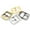 Gold, variant on 4pcs 1 Inch Single Prong Belt Buckle Square Center Bar Buckles Leather Craft Accessories SC36 - Pick Color! (1 Inch, Silver)
