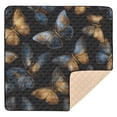 thumbnail image 6 of WOBOGO Brown Blue Butterfly Baby Playmats Extra Large Waterproof Rollable Activity Pads for Toddlers 50×50inch, 6 of 7
